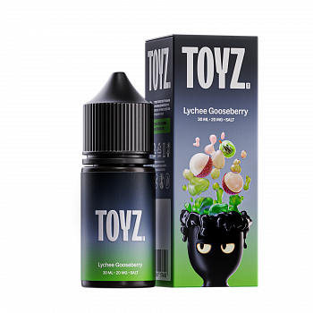 Жидкость для ЭСДН Toyz Zero "Lychee Gooseberry / Личи Крыжовник" 30мл 0мг.